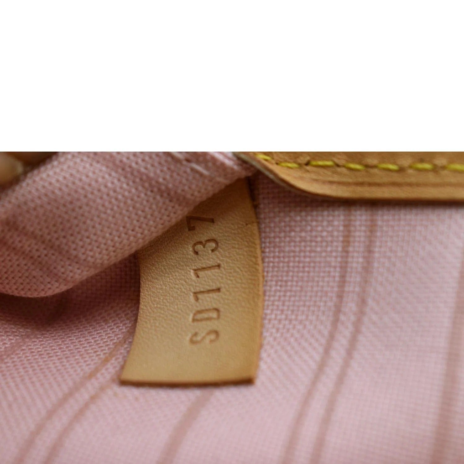 LOUIS VUITTON Neverfull MM Tahitienne Damier Azur Shoulder Bag Pink