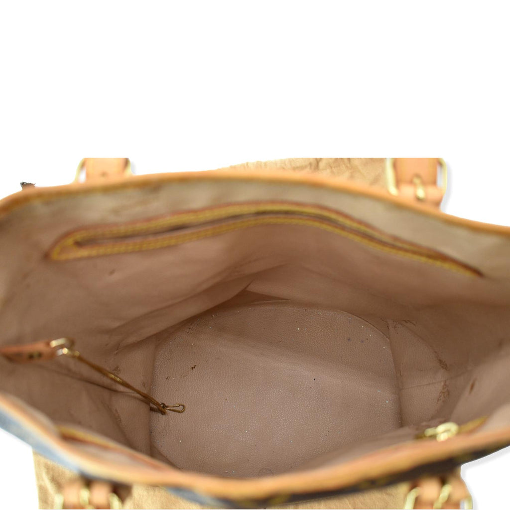 LOUIS VUITTON Bucket GM Monogram Canvas Shoulder Bag Brown