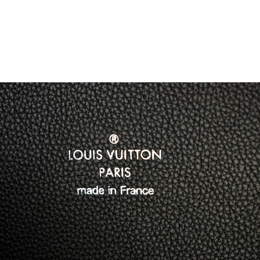 LOUIS VUITTON Hina PM Calf Leather Tote Shoulder Bag Black