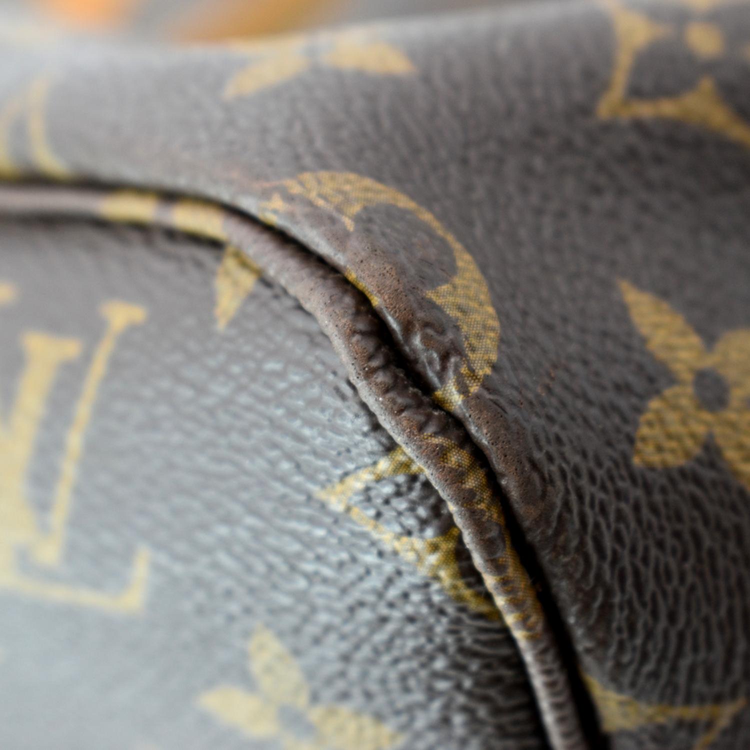 LOUIS VUITTON Neverfull GM Monogram Canvas Tote Bag Brown