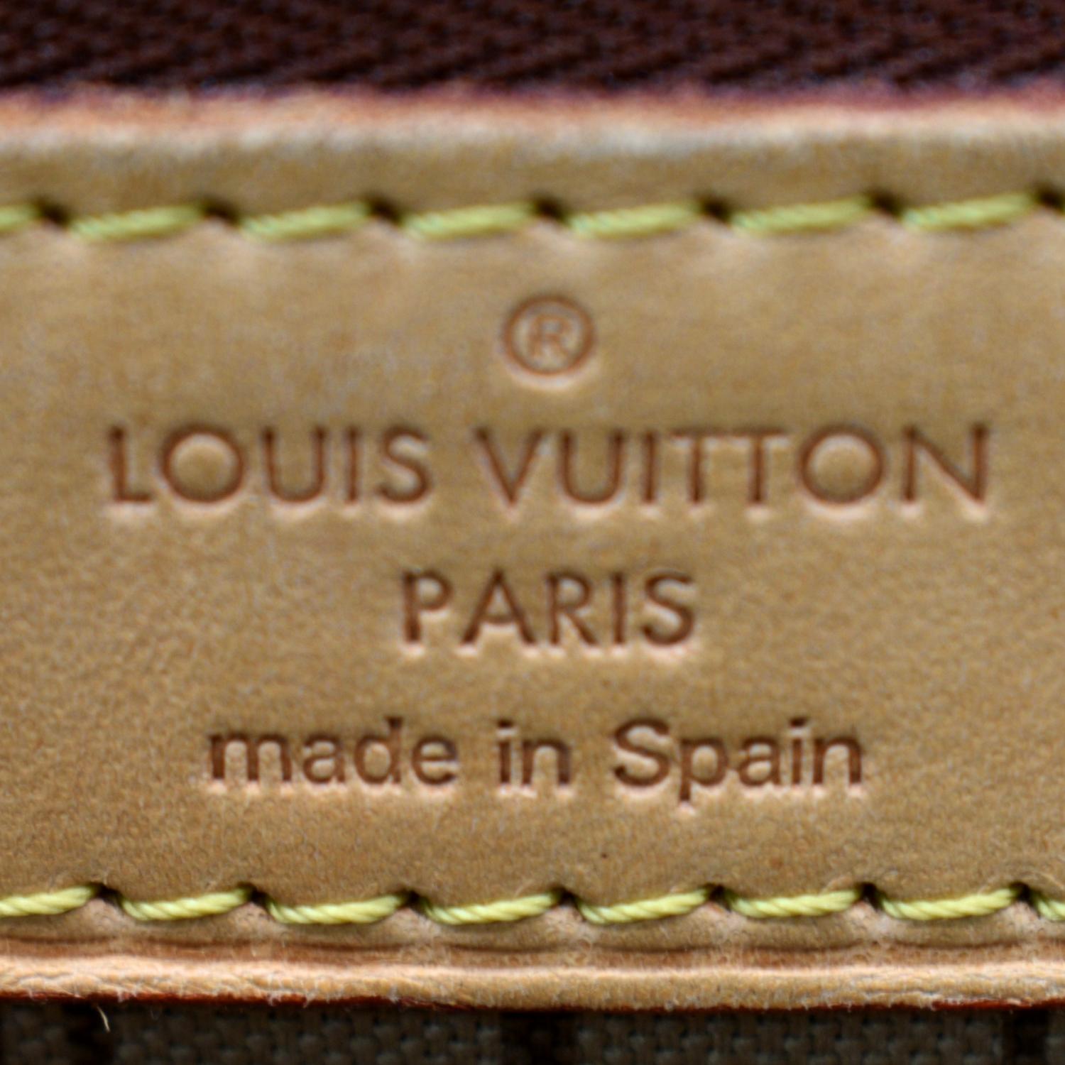 LOUIS VUITTON Neverfull GM Monogram Canvas Tote Bag Brown