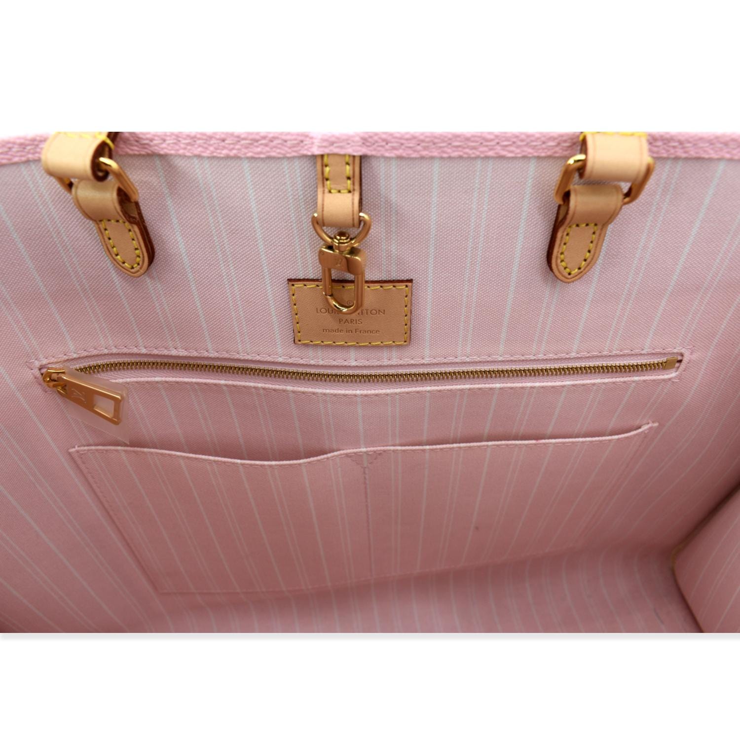 LOUIS VUITTON Pool Onthego GM Monogram Shoulder Bag Pink
