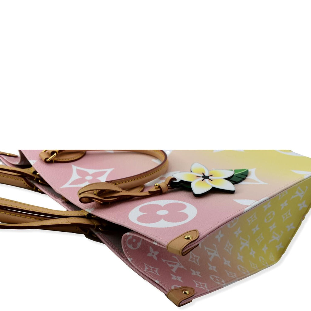 LOUIS VUITTON Pool Onthego GM Monogram Shoulder Bag Pink