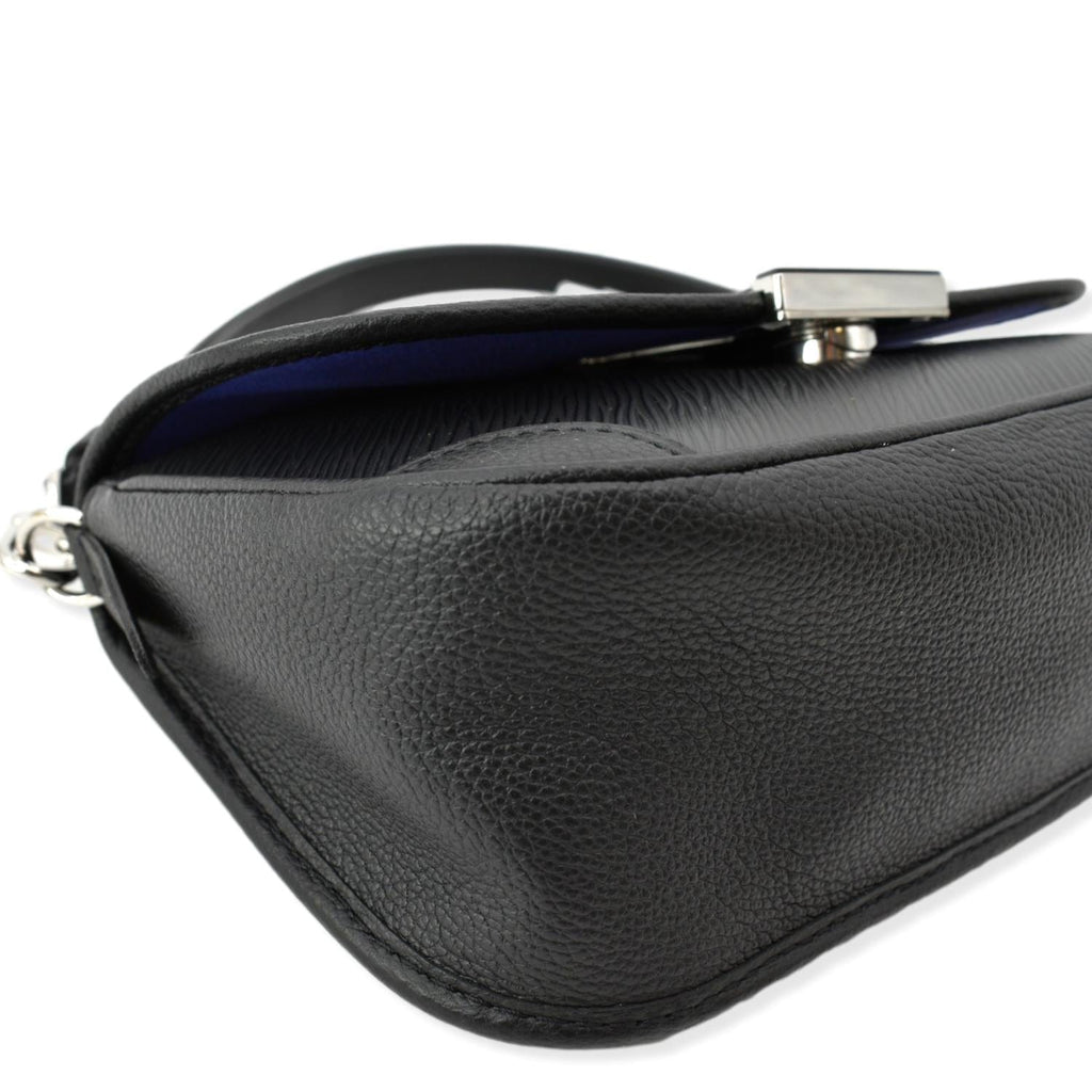 LOUIS VUITTON Buci Epi Grained Leather Shoulder Bag Black