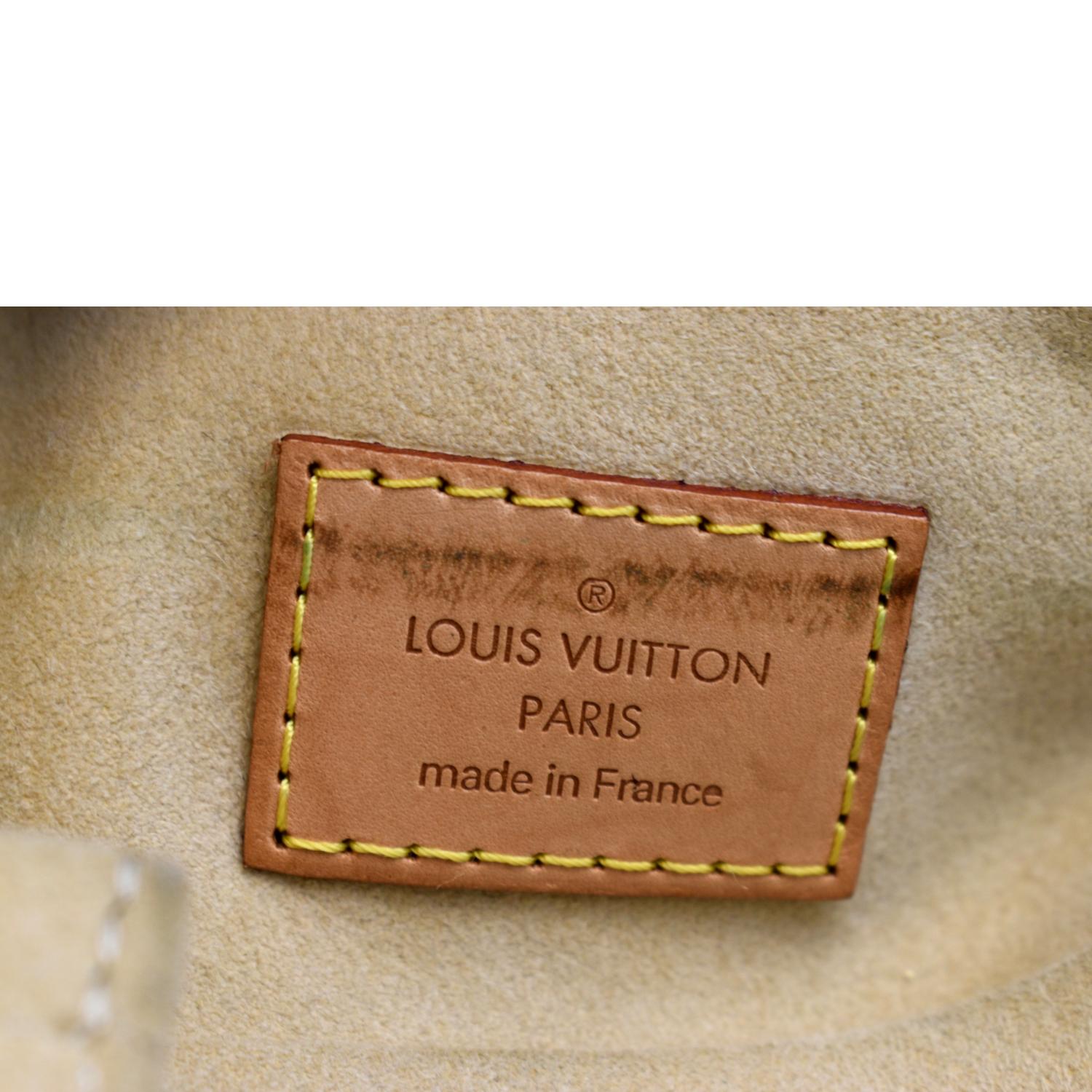 LOUIS VUITTON Hudson GM Monogram Canvas Shoulder Bag Brown