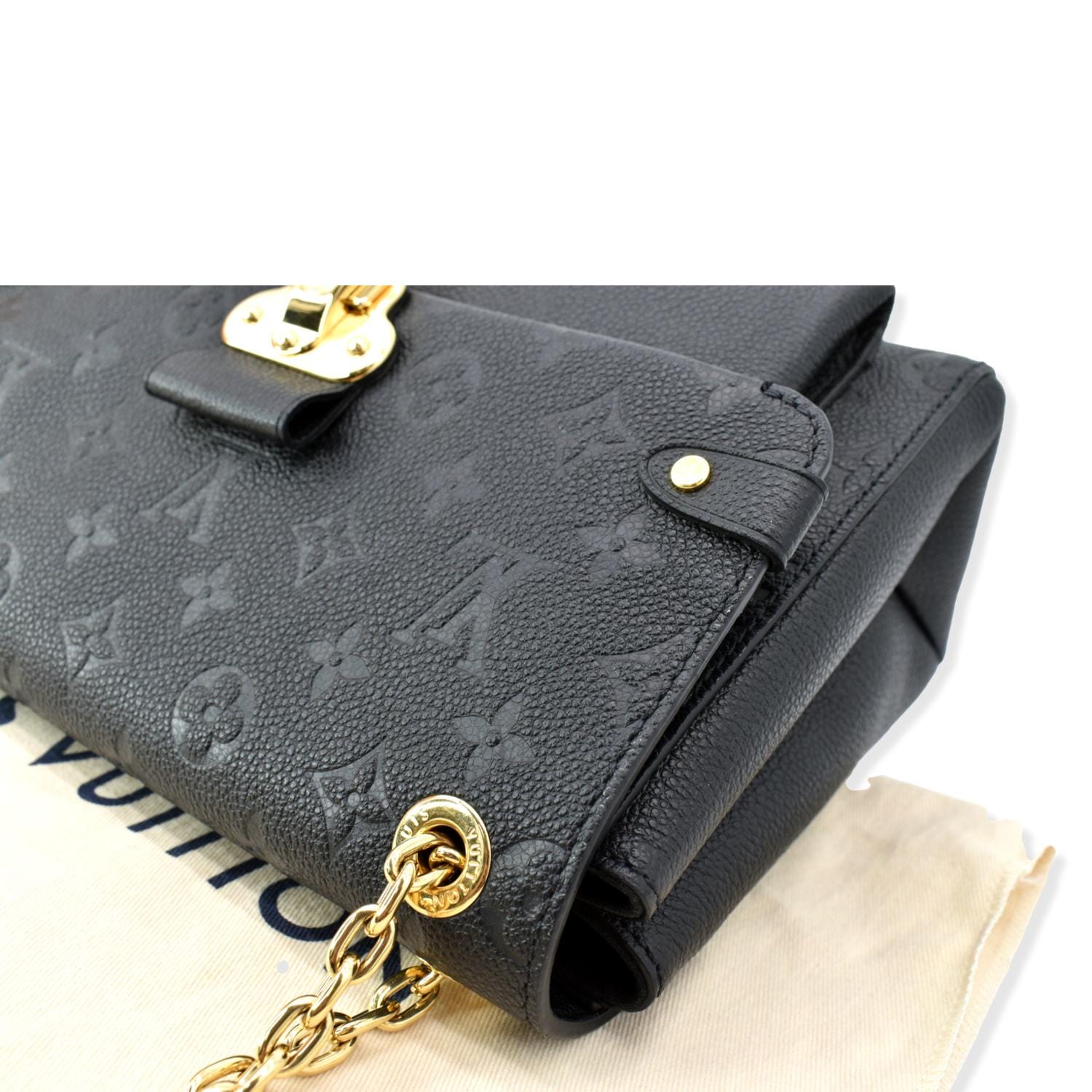 LOUIS VUITTON Vavin PM Monogram Empreinte Shoulder Bag Black