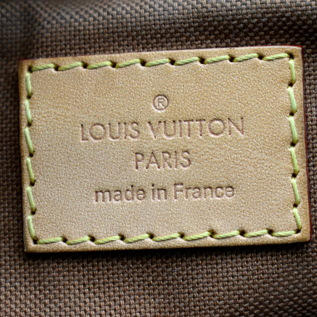 LOUIS VUITTON Palermo PM Monogram Canvas Shoulder Bag Brown