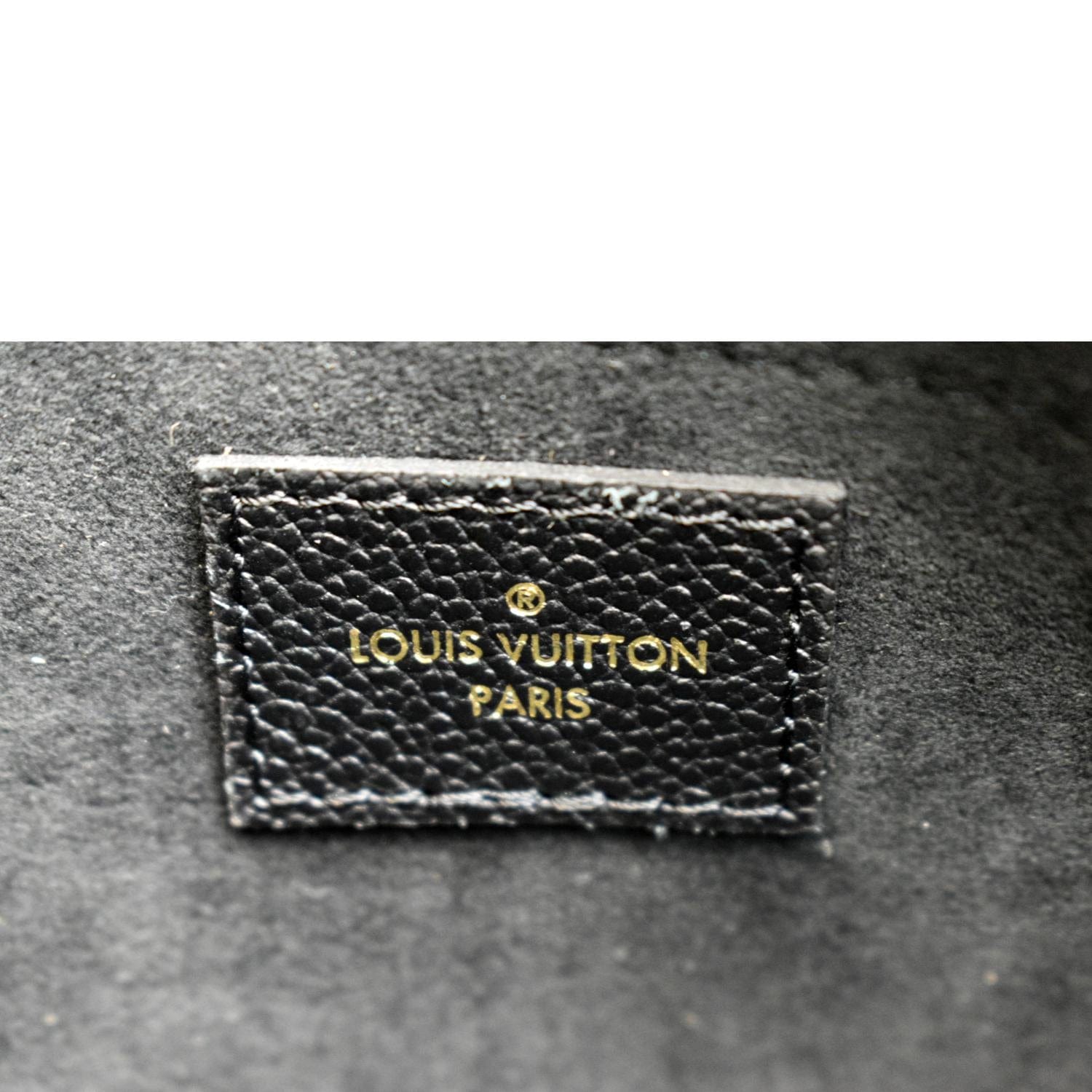 LOUIS VUITTON Multi Pochette Accessoires Monogram Empreinte Shoulder Bag Black