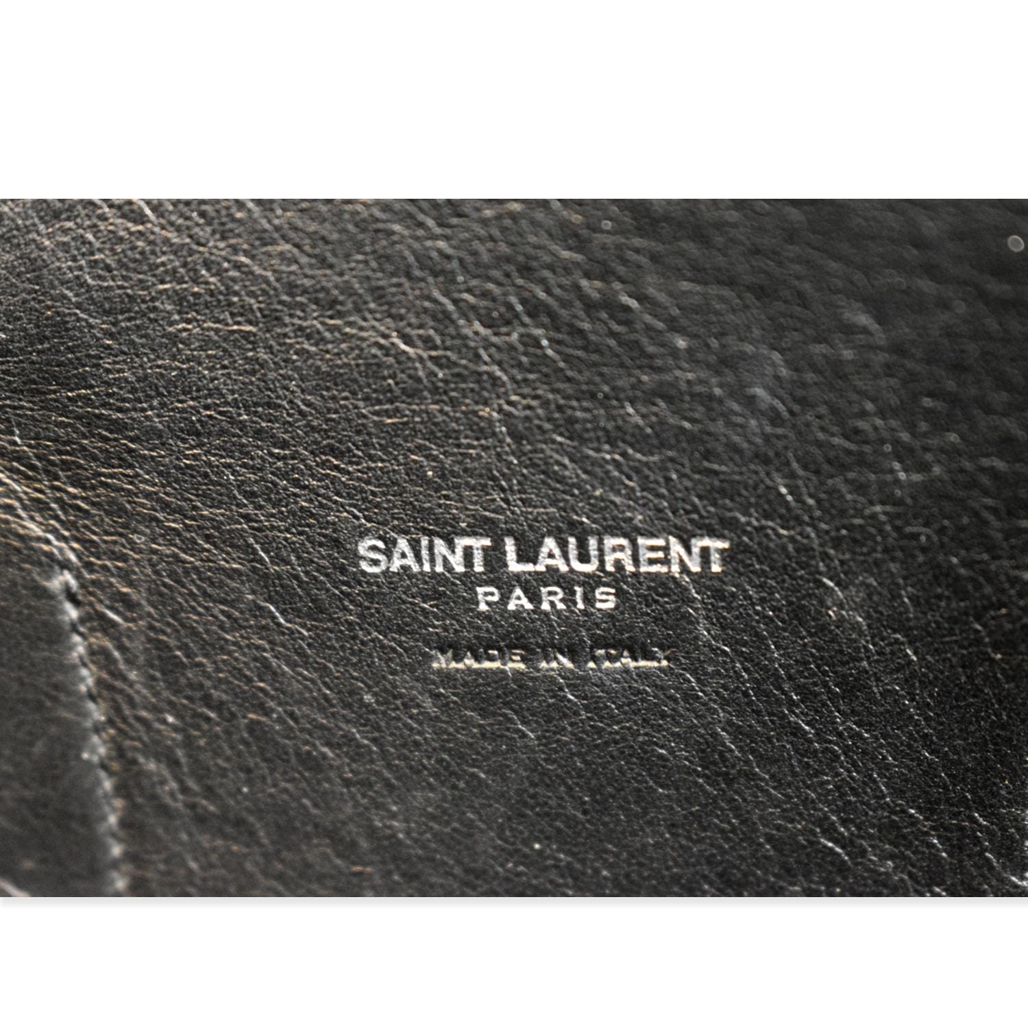 YVES SAINT LAURENT Sac de Jour Leather Shoulder Bag Black