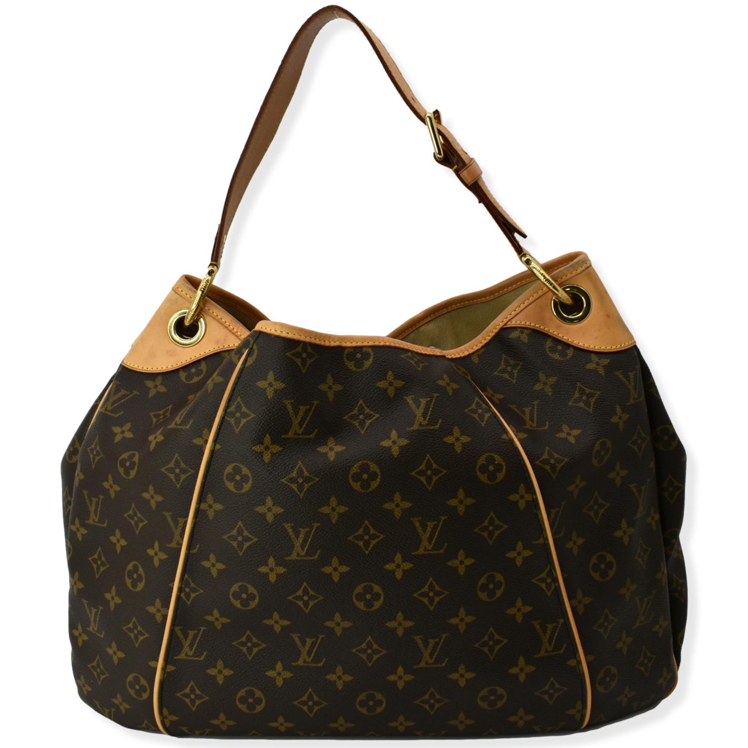 LOUIS VUITTON Galliera GM Monogram Canvas Shoulder Bag Brown