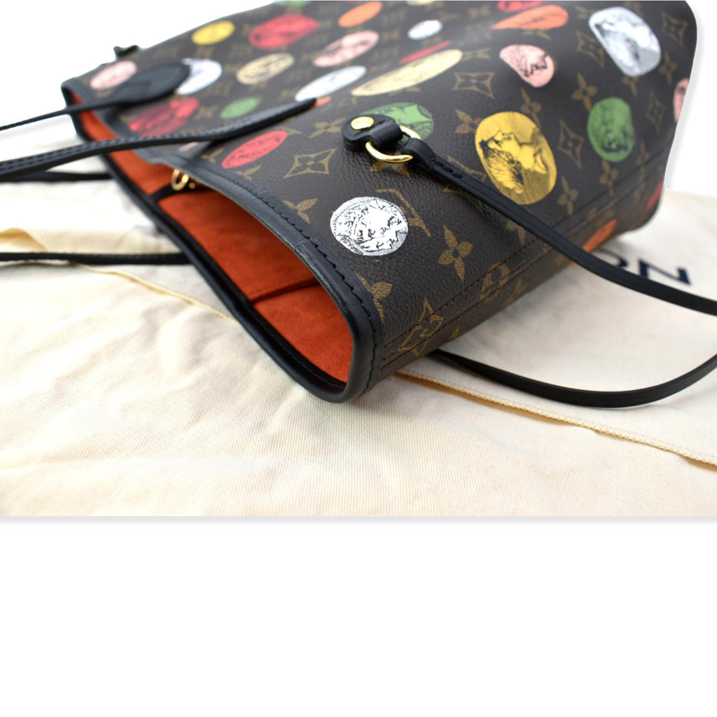 LOUIS VUITTON Neverfull MM x Fornasetti Cameo Monogram Canvas Tote Bag Brown