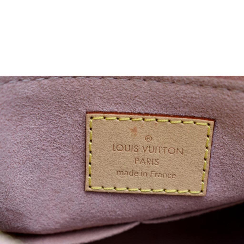 LOUIS VUITTON V Tote BB Monogram Canvas Shoulder Bag Rose Poudre