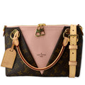 LOUIS VUITTON V Tote BB Monogram Canvas Shoulder Bag Rose Poudre