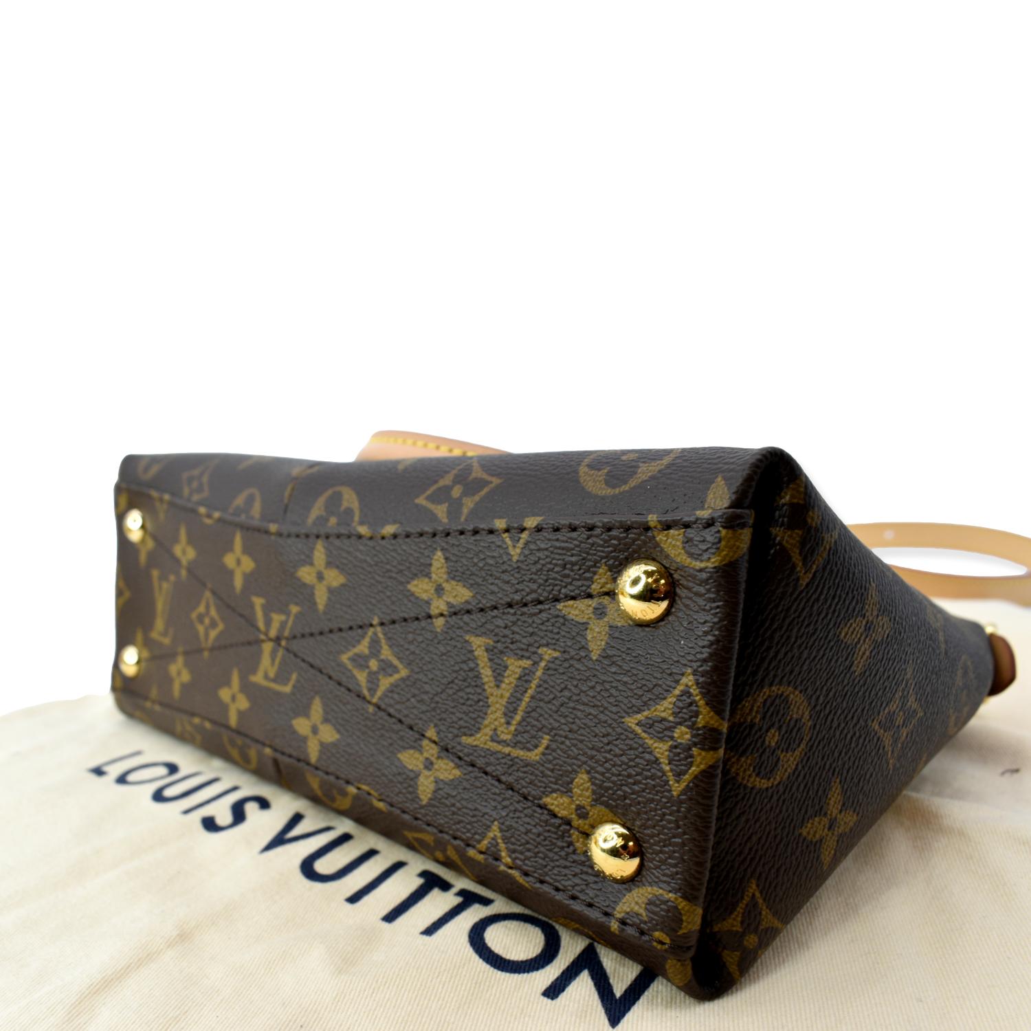 LOUIS VUITTON V Tote BB Monogram Canvas Shoulder Bag Rose Poudre