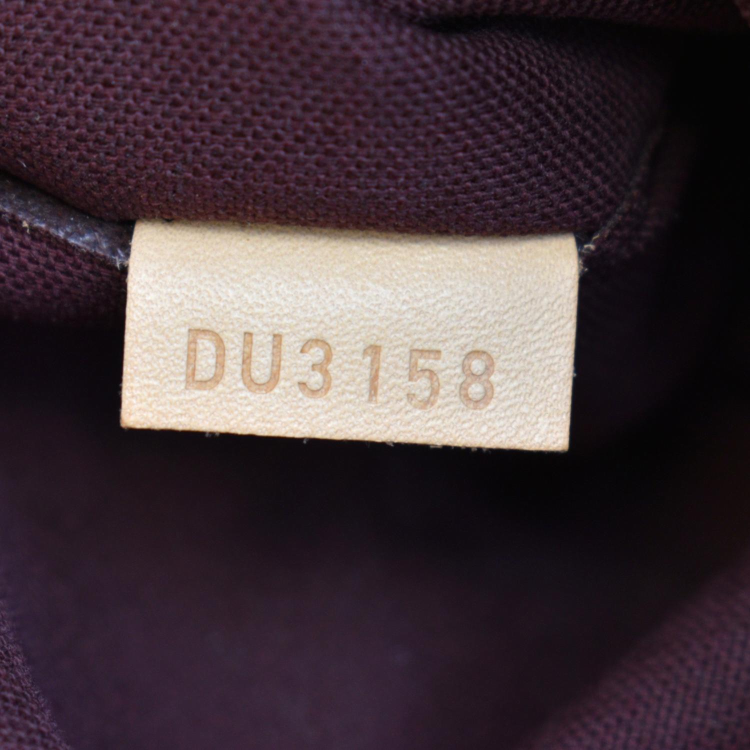 LOUIS VUITTON Berri MM Monogram Canvas Shoulder Bag Brown