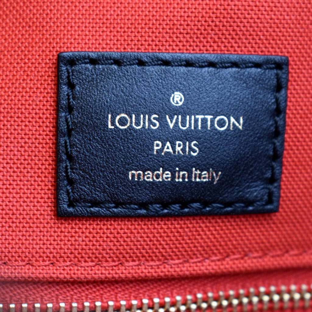 LOUIS VUITTON Onthego GM Giant Monogram Canvas Tote Shoulder Bag Brown