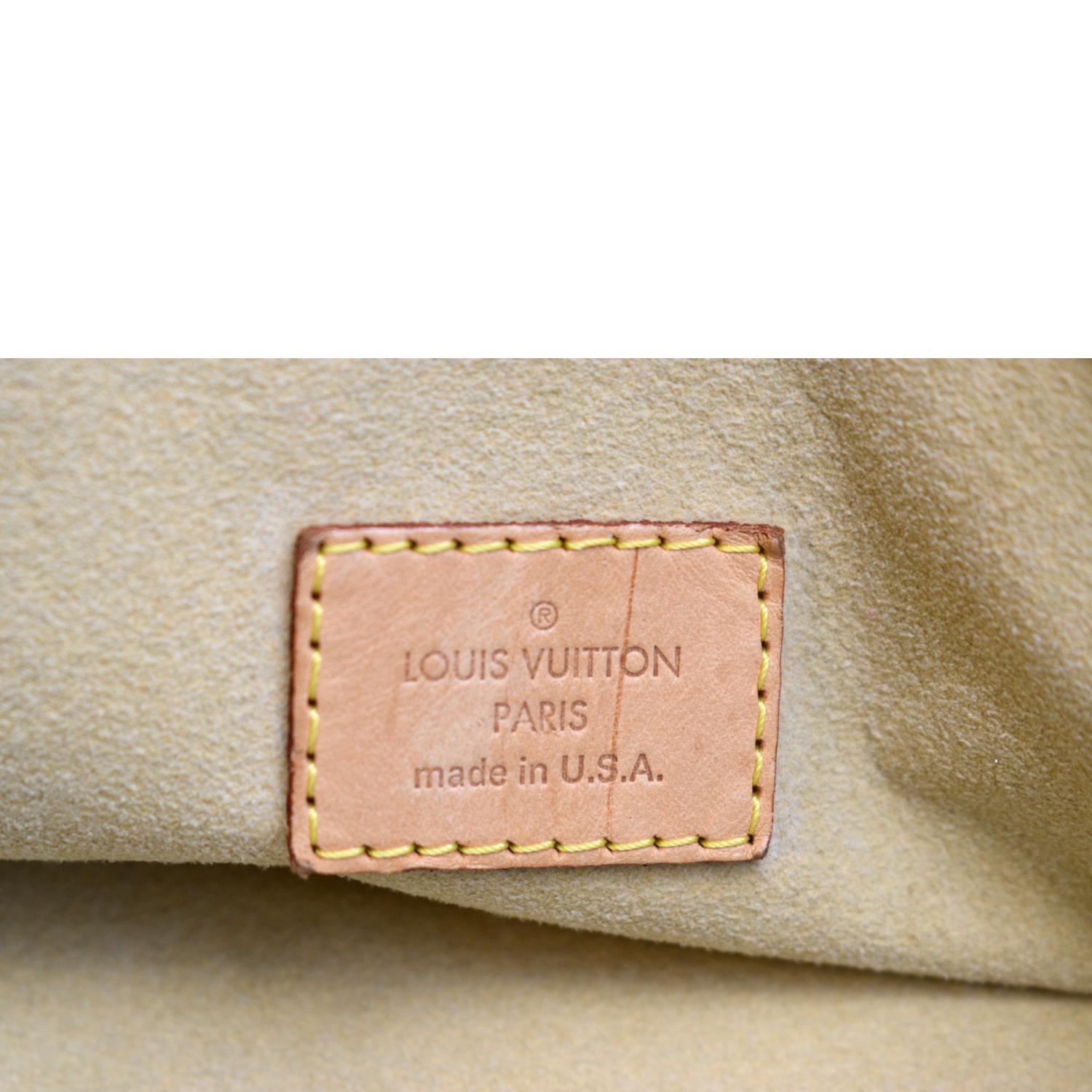 LOUIS VUITTON Artsy GM Damier Azur Shoulder Bag White