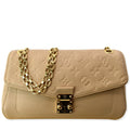 LOUIS VUITTON Saint Germain PM Monogram Leather Shoulder Bag Dune