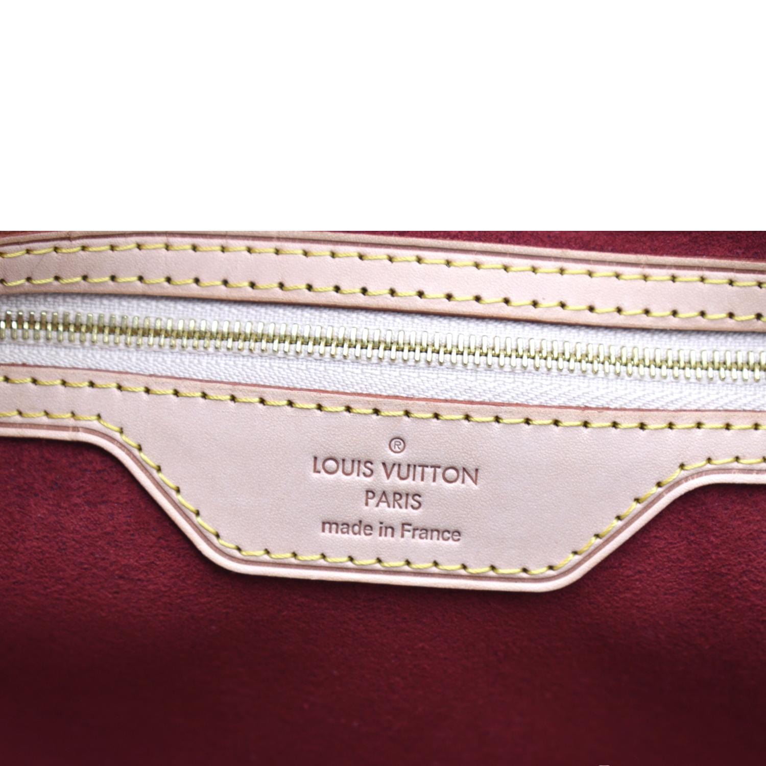 Louis Vuitton Annie GM Monogram Canvas Tote Bag White