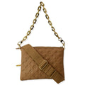 LOUIS VUITTON Coussin PM Monogram Embossed Shoulder Bag Camel