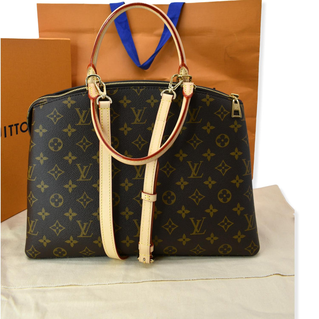 LOUIS VUITTON Grand Palais Monogram Canvas Shoulder Bag Brown
