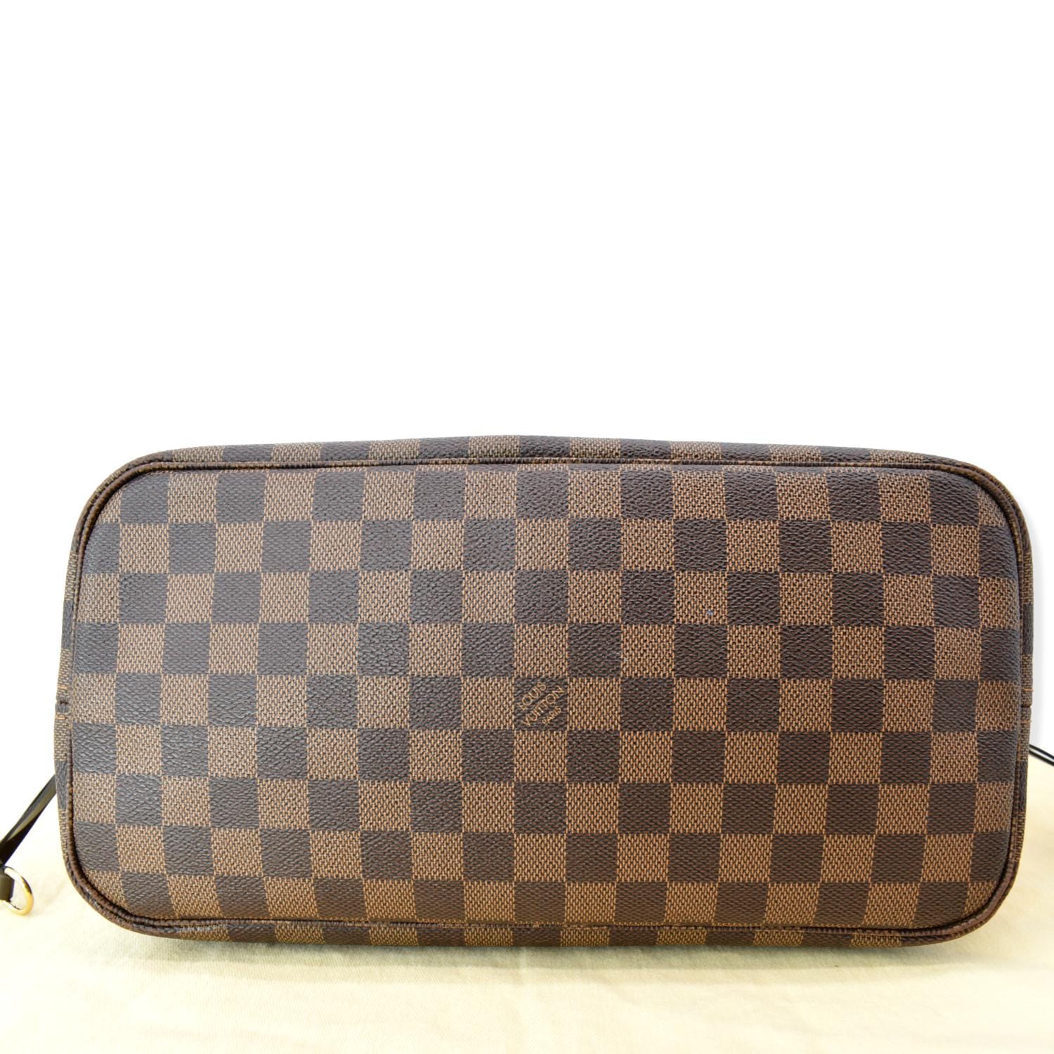LOUIS VUITTON  Neverfull MM Damier Ebene Shoulder Bag Brown