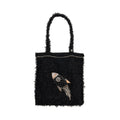 Chanel rocket tote bag tweed black