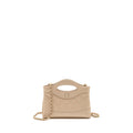 Chanel Mini 31 clutch with chain shiny lambskin light beige L ( microchip)
