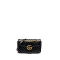 Gucci Small GG Marmont Shoulder Bag calfskin Black