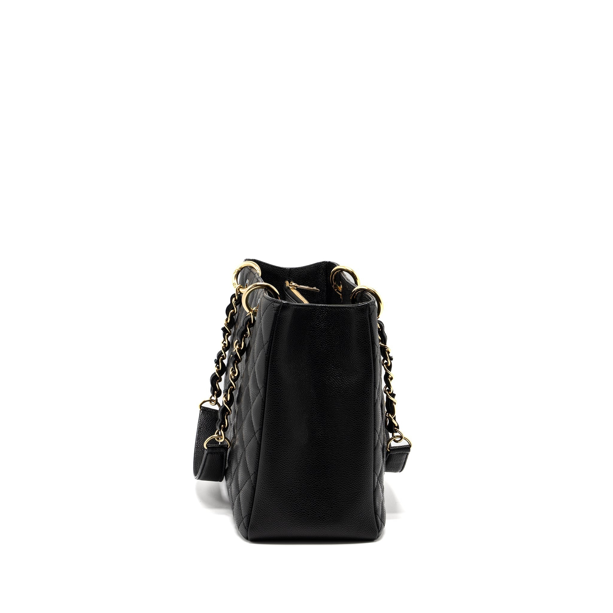 Chanel Grand Shopping Tote Bag Caviar Black