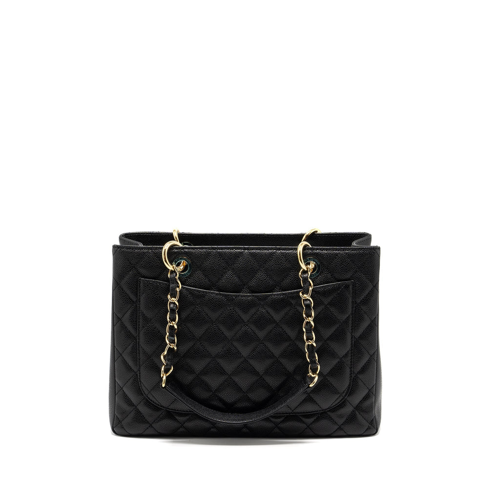 Chanel Grand Shopping Tote Bag Caviar Black
