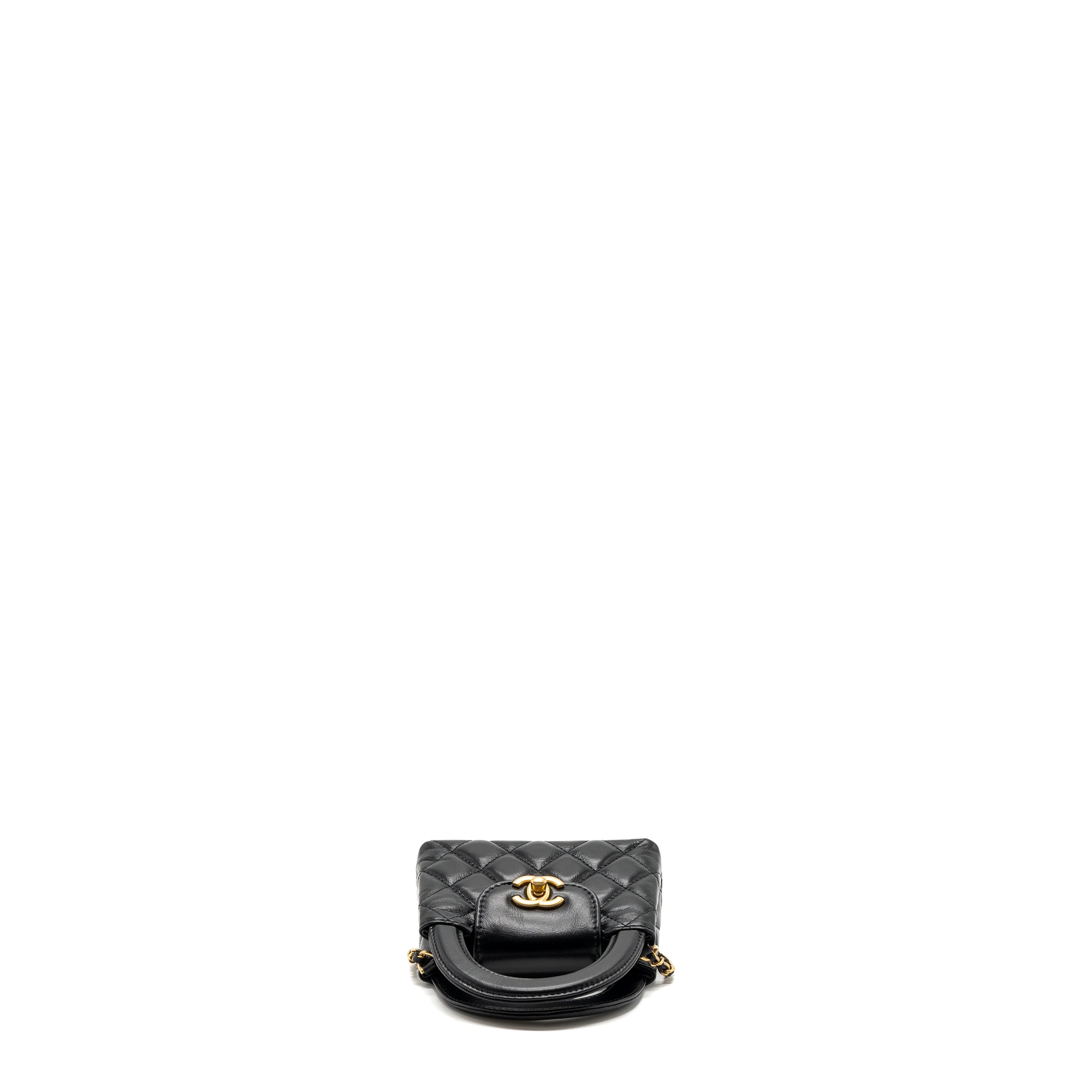 Chanel 23k Nano Shopping Tote Calfskin Black (microchip)