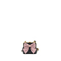 Chanel 24a Bowknot Clutch with Chain Patent Crumpled Lambskin/Shiny Lambskin Black/Pink  (Microchip)