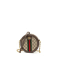 Gucci Ophidia GG Round Shoulder Crossbody Bag GG Supreme Canvas