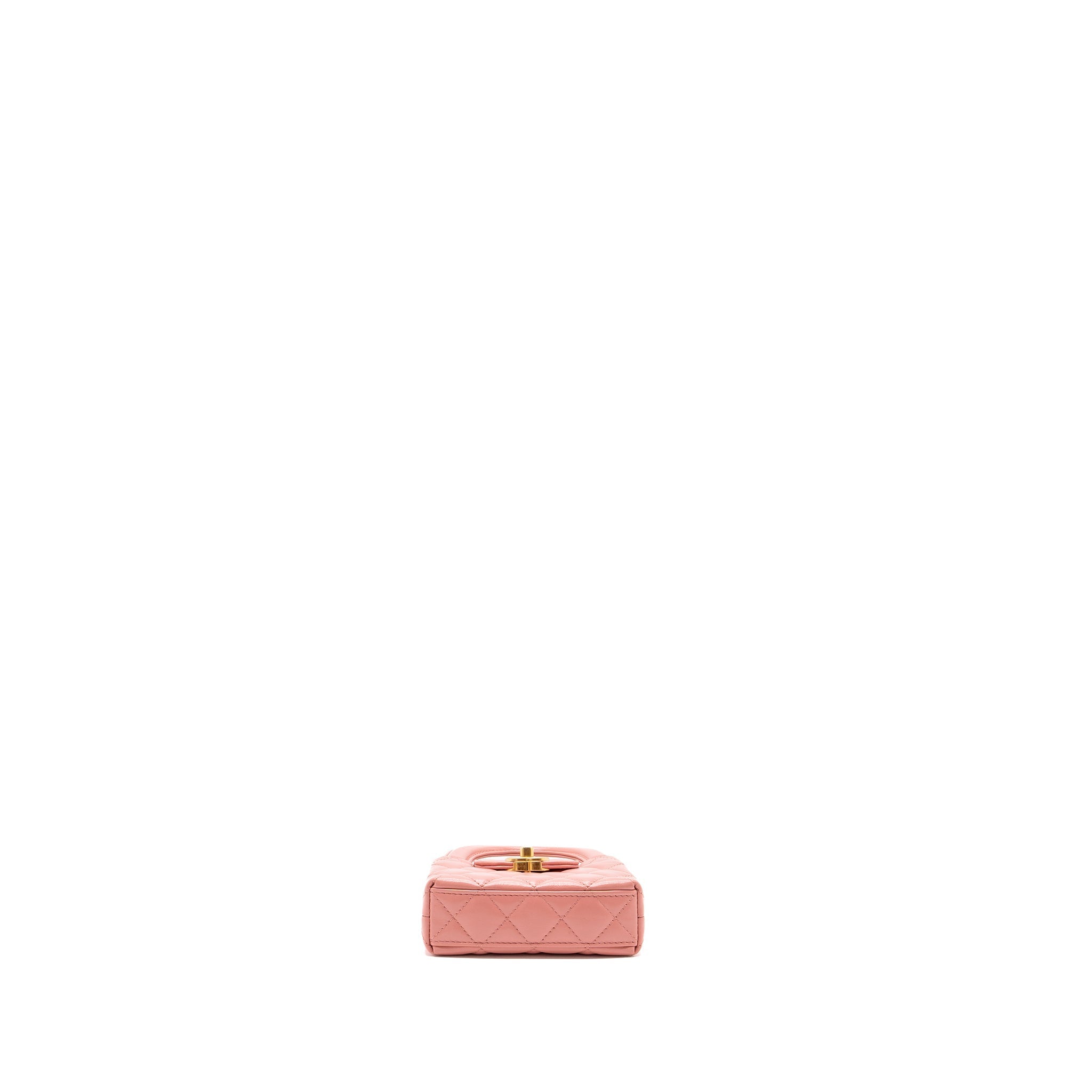 Chanel 23k Nano Shopping Tote Calfskin Pink (Microchip)