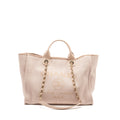 Chanel Deauville Tote Bag canvas Light Pink L