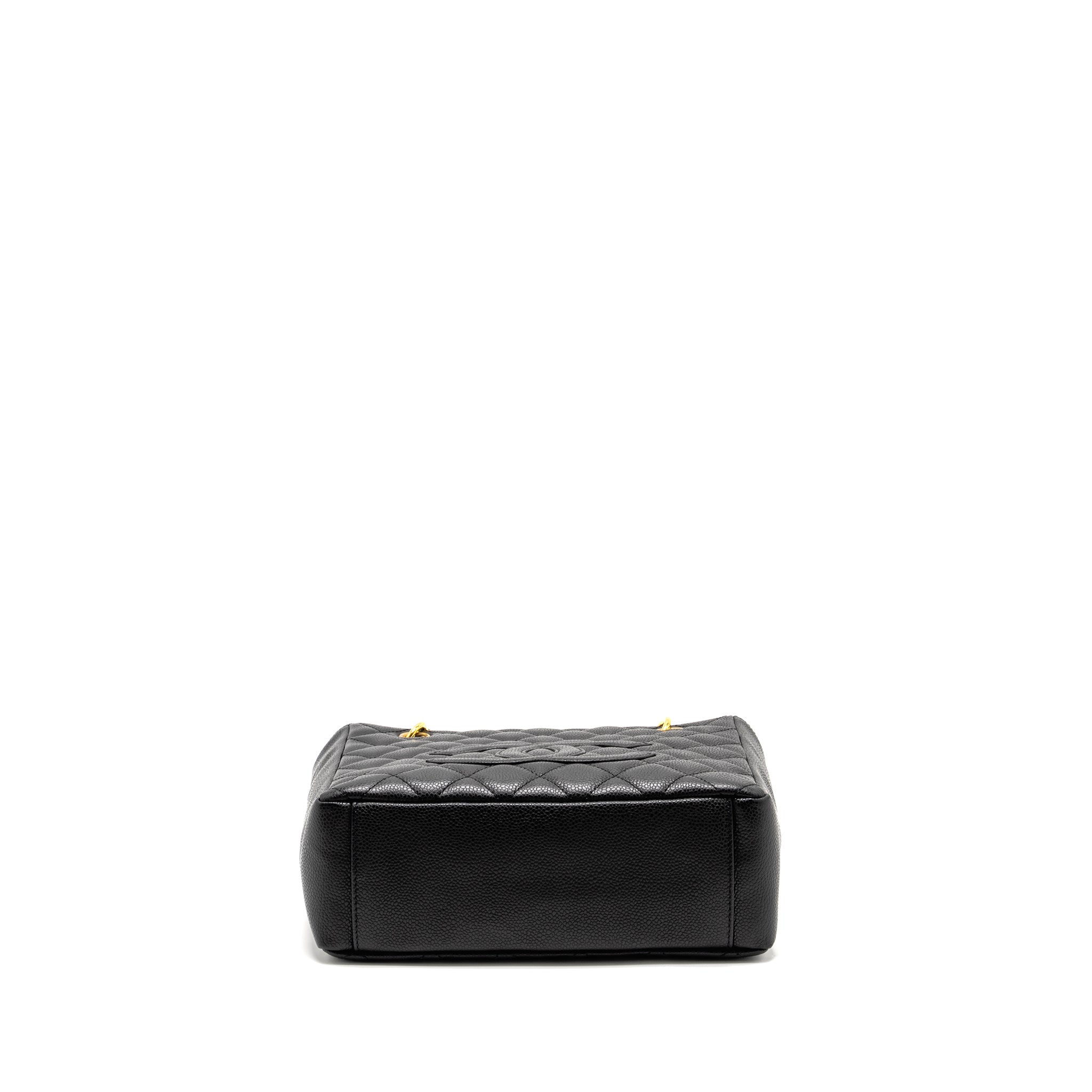 Chanel Petit Shopping Tote Bag Caviar BLACK