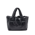 Chanel small puffy Down tote bag nylon black
