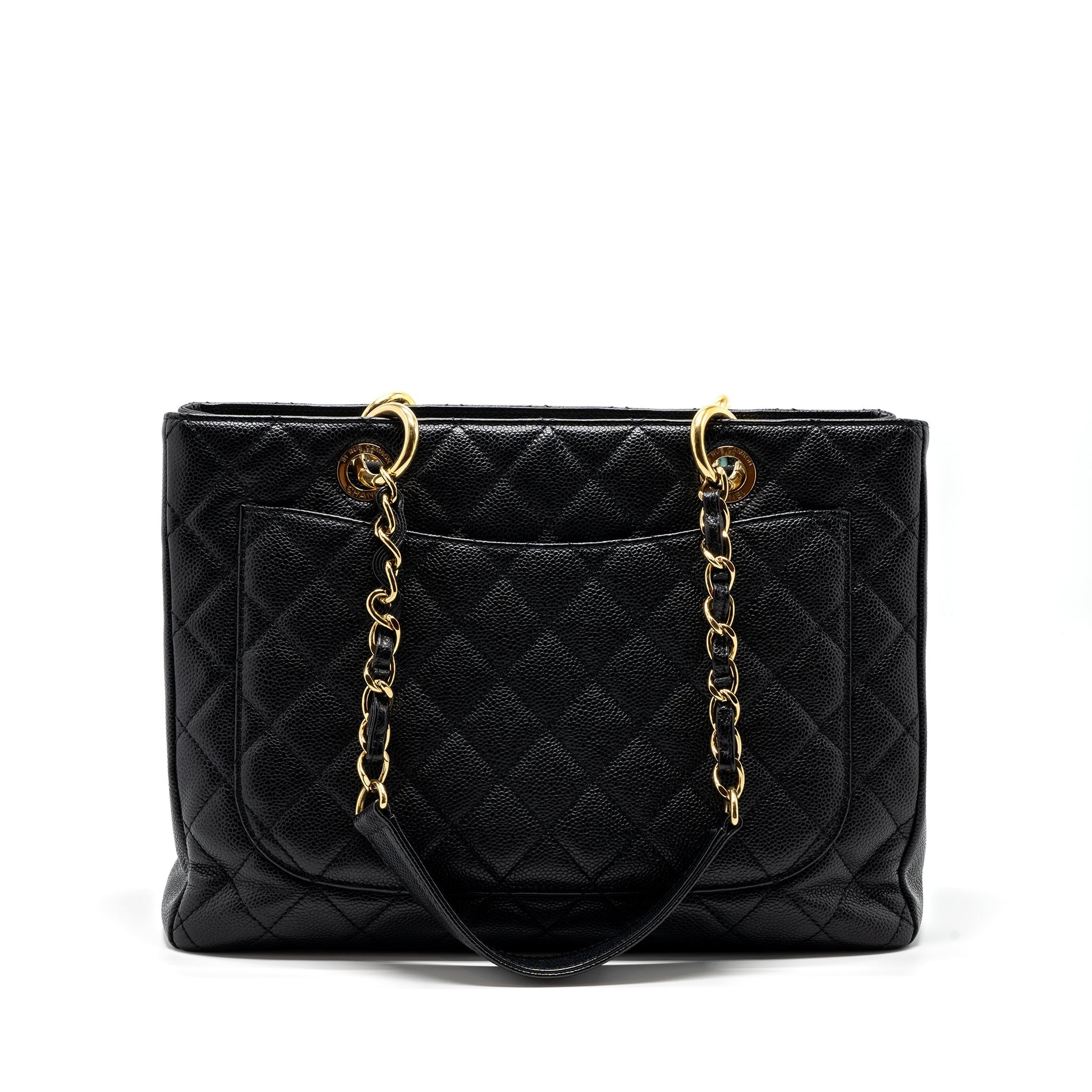 Chanel Grand Shopping Tote Caviar Black