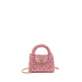 Chanel 24P Mini Kelly/Shopping Tote Tweed Pink/Multicolour  (microchip)