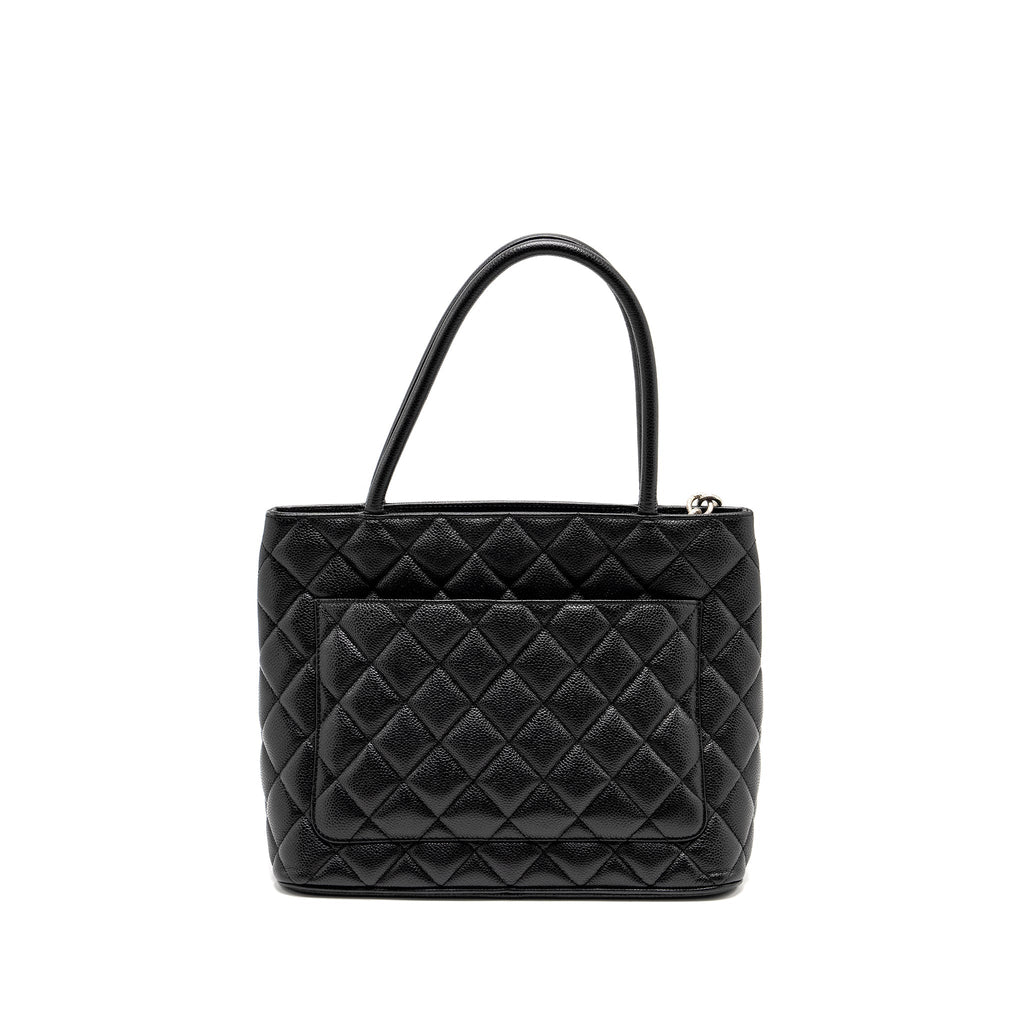 Chanel Medallion Tote Bag Caviar Black