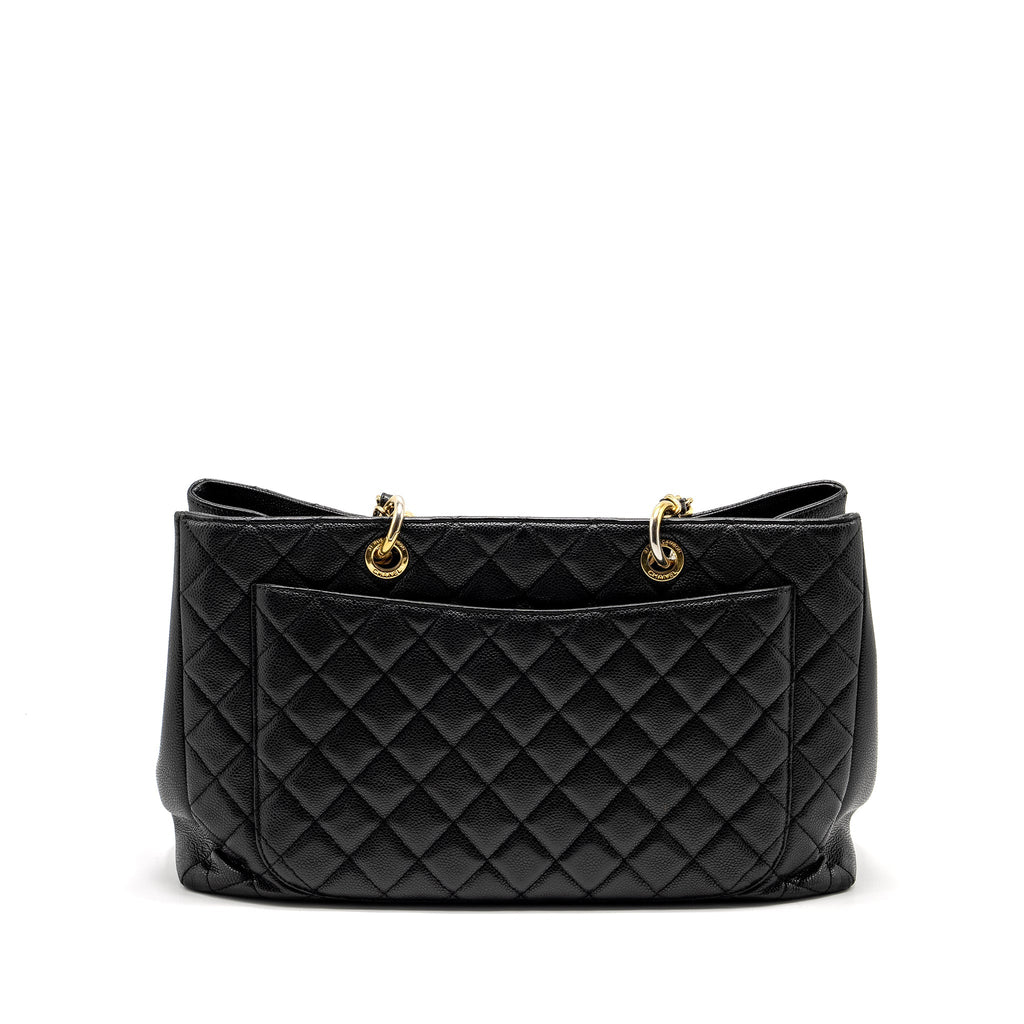 Chanel Grand Shopping Tote Bag XL Caviar Black