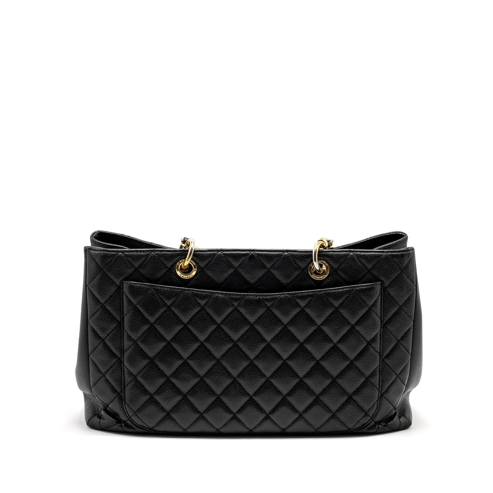 Chanel Grand Shopping Tote Bag XL Caviar Black