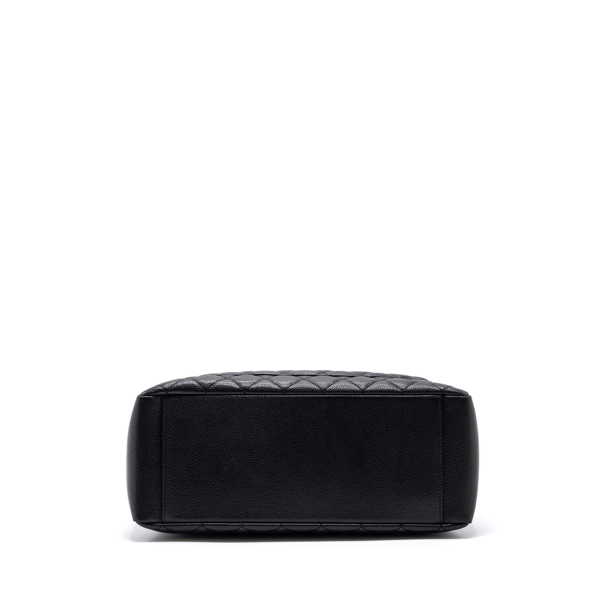 Chanel grand shopping tote bag caviar black