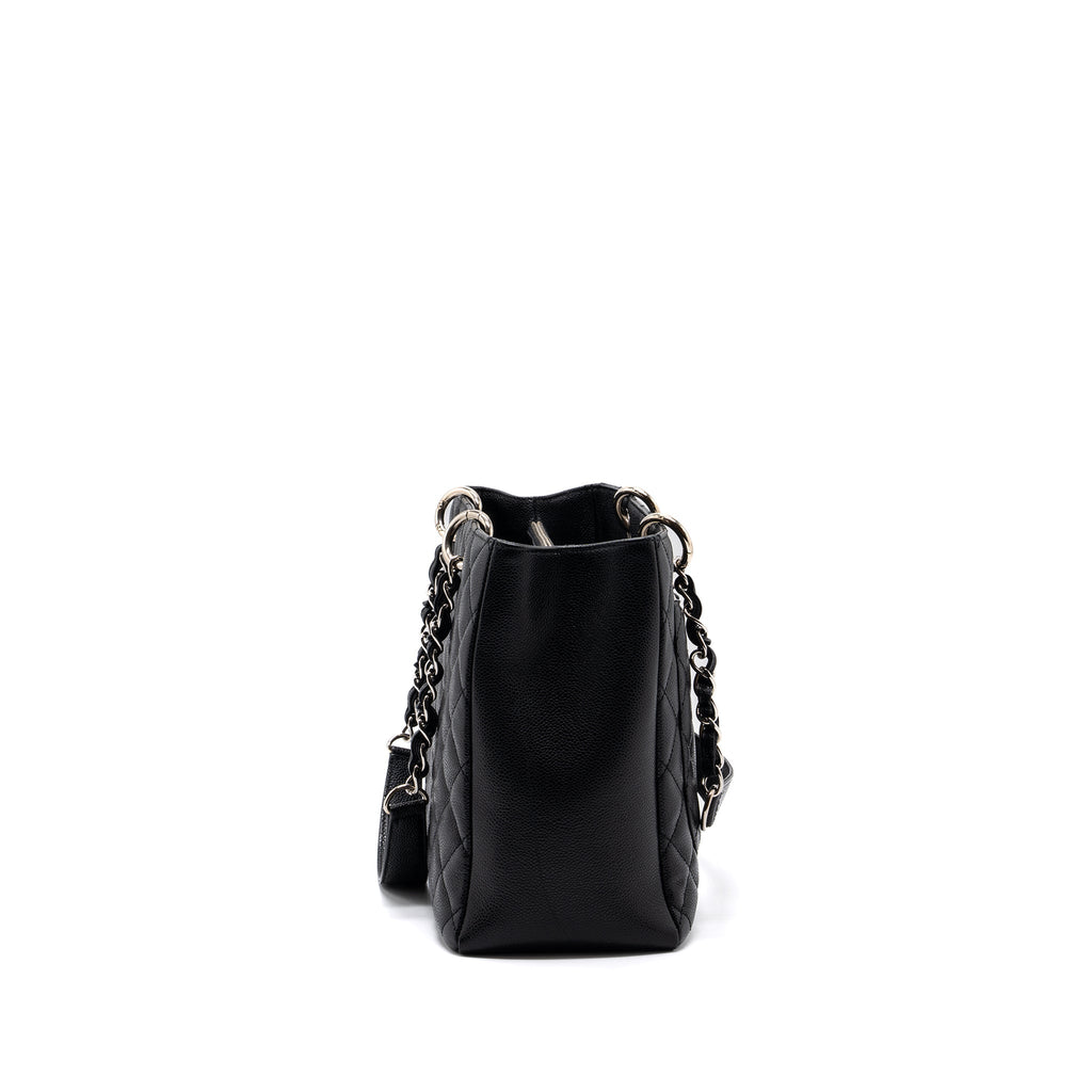 Chanel grand shopping tote bag caviar black