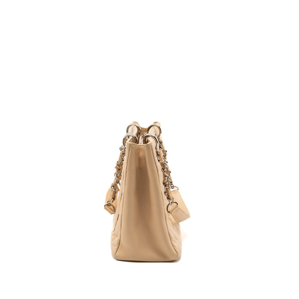 Chanel Grand Shopping Tote Caviar Beige
