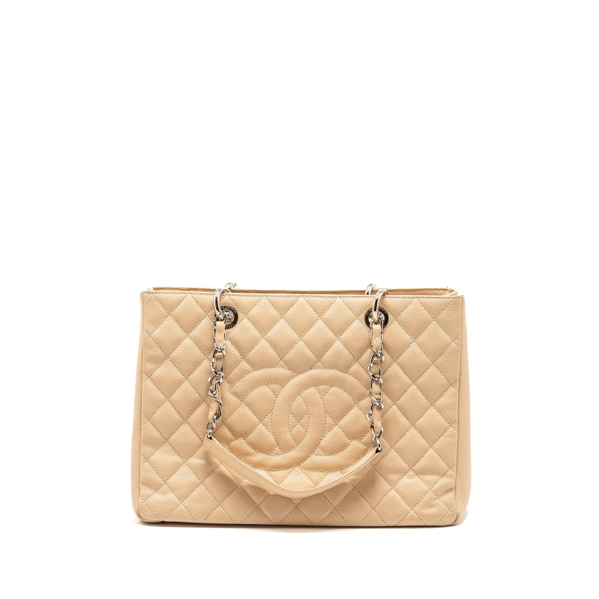 Chanel Grand Shopping Tote Caviar Beige