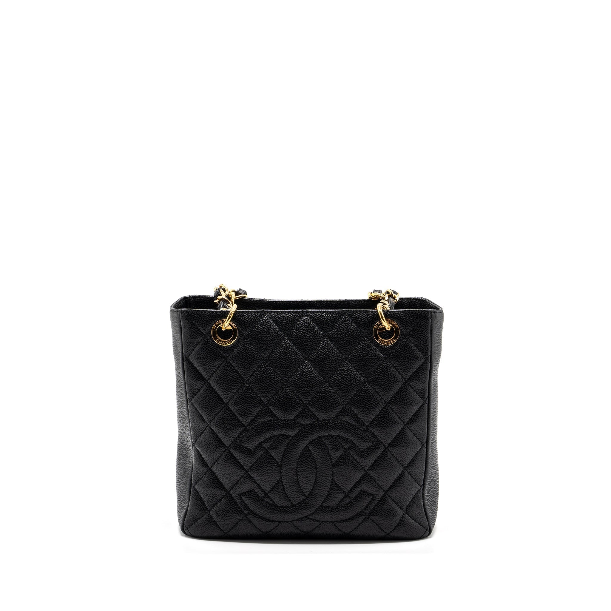 Chanel Grand Shopping Tote bag PM Caviar Black