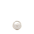 Chanel 23C round clutch lambskin white L (microchip)
