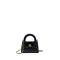 Chanel 24p Mini Shopping Tote Calfskin Black  (Microchip)